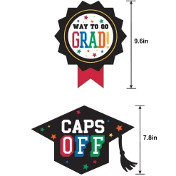 Multicolor Congrats Grad Room Decorating Kit, 10pc
