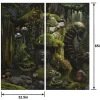 Mutated Forest Plastic Scene Setter, 5.4ft x 5.4ft