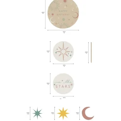 Mystical Astrology Cake Topper Kit, 9pc