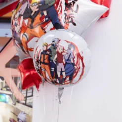 Naruto Shippuden Team 7 Foil Balloon Bouquet, 5pc