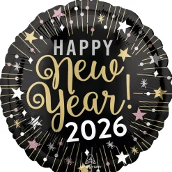New Year Celebration Foil Balloon, 18in