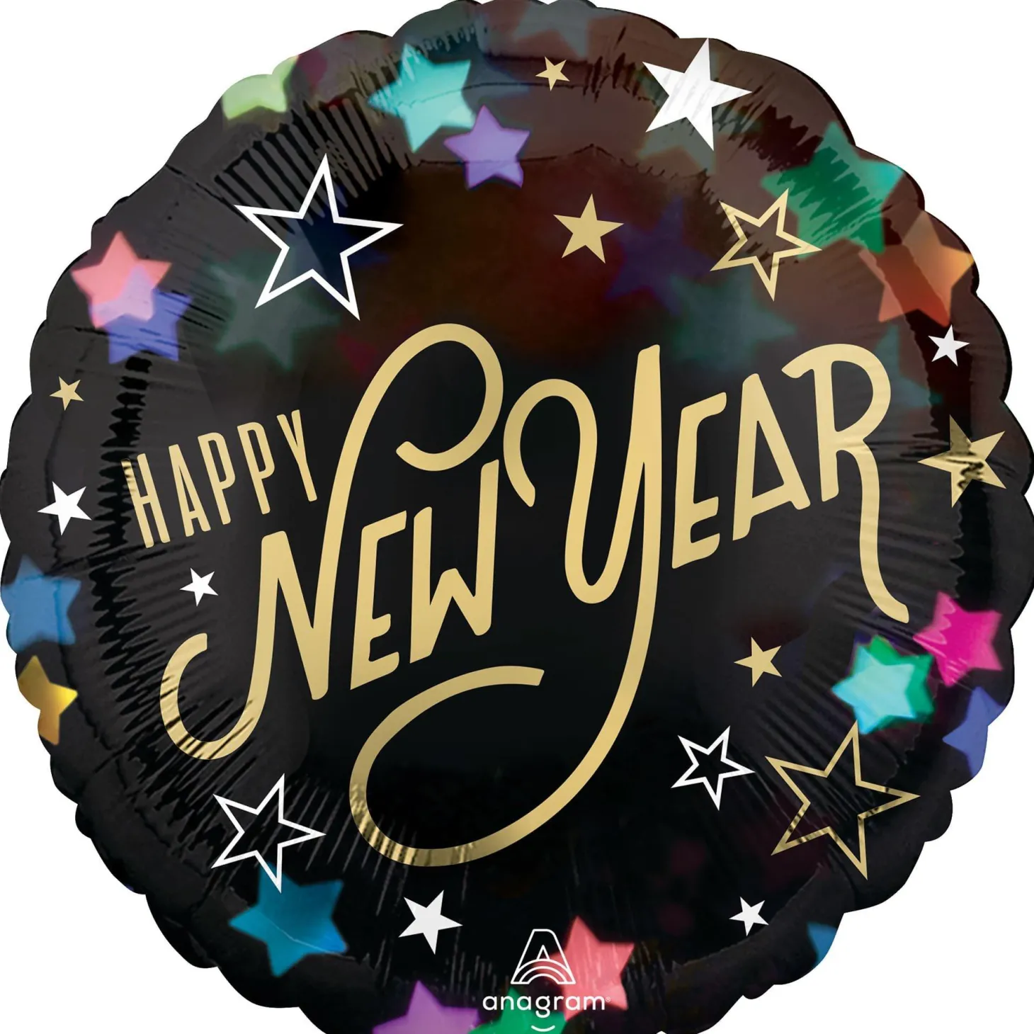 New Year Starlight Foil Balloon, 18in