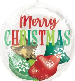 North Pole Express Merry Christmas Stuffed Plastic Balloon, 20in