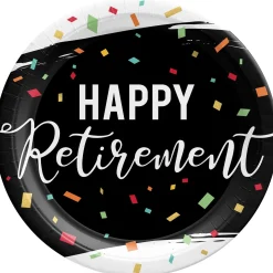 Officially Retired Paper Plate, 8ct, Assorted Options