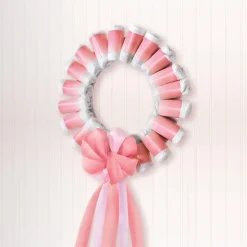 Oh Baby! Baby Shower Diaper Wreath Kit, 85pc, Assorted Colors