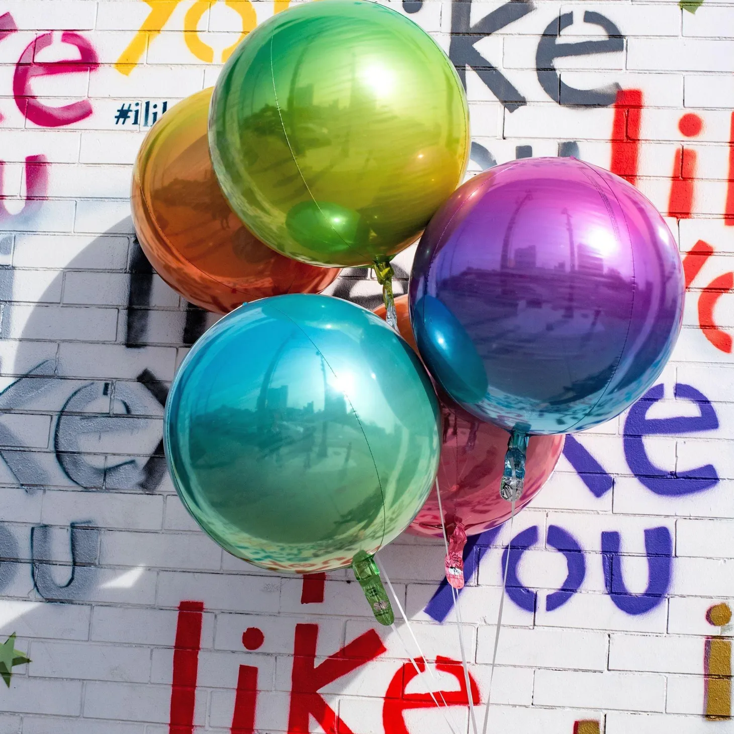 Ombre Orbz Balloon, Assorted Colors