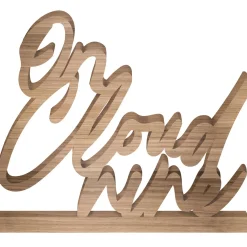 On Cloud Nine MDF Table Sign, 10in x 8.3in - Over the Moon