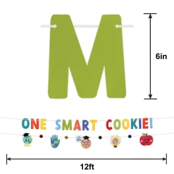 One Smart Cookie Graduation Banner Set, 12ft, 2pc - Graduation Fun