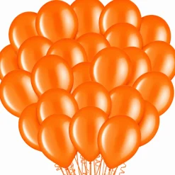 Orange Latex Balloons, 11in, 100ct