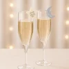 Over the Moon Baby Shower Acrylic Drink Charms, 10ct