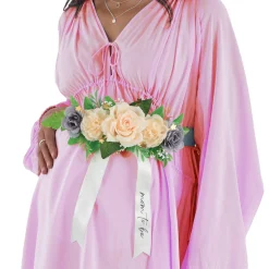 Over the Moon Mom-to-Be Baby Shower Belly Sash, 6ft