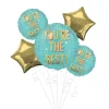 Paint Splash You're the Best Foil Balloon Bouquet, 5pc