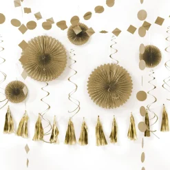 Paper & Foil Decoration Kit, 16pc, Assorted Colors