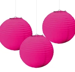 Paper Lanterns, 3ct, Assorted Colors