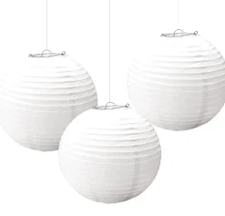 Paper Lanterns, 3ct, Assorted Colors