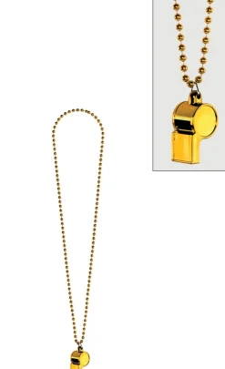 Party Beads with Whistle, Assorted Colors