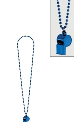 Party Beads with Whistle, Assorted Colors