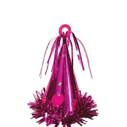 Party Hat Balloon Weight, 6oz, Assorted Colors