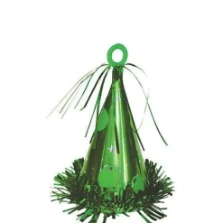 Party Hat Balloon Weight, 6oz, Assorted Colors