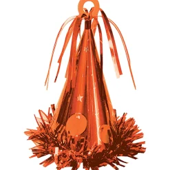 Party Hat Balloon Weight, 6oz, Assorted Colors