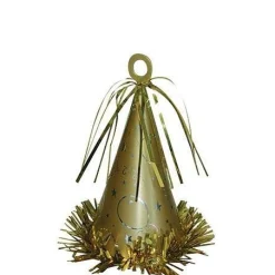 Party Hat Balloon Weight, 6oz, Assorted Colors