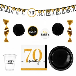 Party of the Ages Milestone Birthday Party Kit, Ages 40-80, 16 Guests