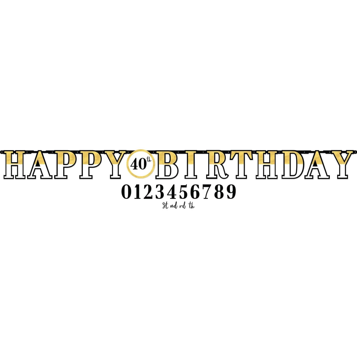 Party of the Ages Milestone Birthday Party Kit, Ages 40-80, 16 Guests