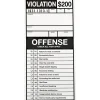 Party Violation Tickets 15ct