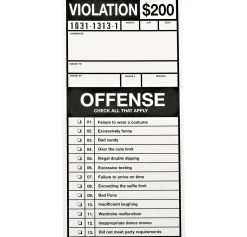 Party Violation Tickets 15ct