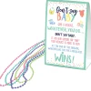 Pastel Don't Say Baby Bead Necklace Baby Shower Game