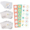 Pastel Stars 3-in-1 Diaper Baby Shower Game