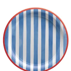 Patriotic Patchwork Paper Plates, 8ct, Assorted Options
