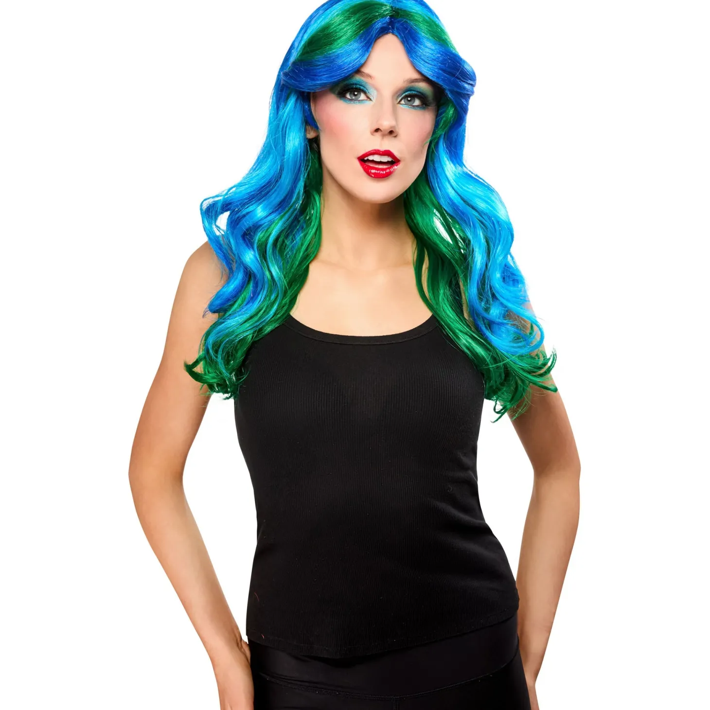 Peacock Fantasy Wig for Adults