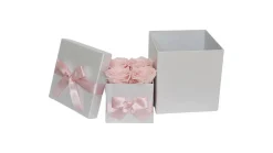 Pink Champagne Preserved Roses Gift Box (4 ct)