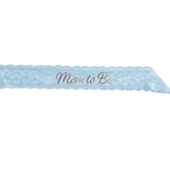 Pink Lace Mom to Be Sash, 28.5in, Assorted Colors