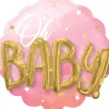 Pink Oh Baby 3D Balloon