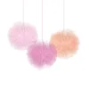 Pink Tulle Tissue Pom-Poms 3ct