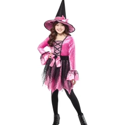 Pink Witch Costume for Girls