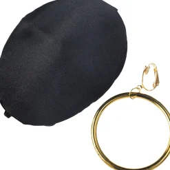 Pirate Earring & Eye Patch Set