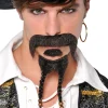 Pirate Moustache & Goatee Set