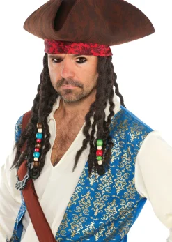 Pirates of the Caribbean Hat With Braids