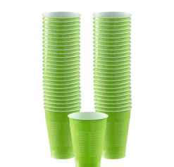 Plastic Cups, 12oz, 50ct, Assorted Colors