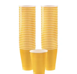 Plastic Cups, 12oz, 50ct, Assorted Colors