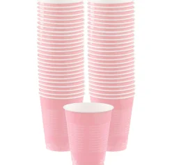Plastic Cups, 18oz, 50ct, Assorted Colors