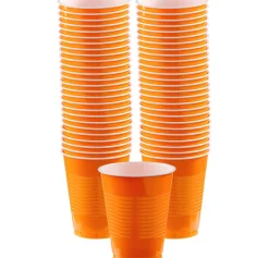 Plastic Cups, 18oz, 50ct, Assorted Colors