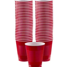 Plastic Cups, 18oz, 50ct, Assorted Colors