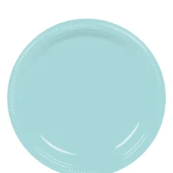 Plastic Dessert Plates, 7in, Assorted Colors, Multiple Counts