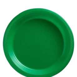 Plastic Dessert Plates, 7in, Assorted Colors, Multiple Counts