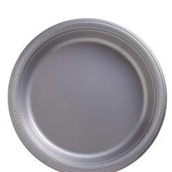 Plastic Dessert Plates, 7in, Assorted Colors, Multiple Counts