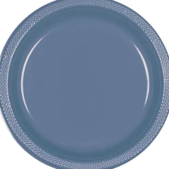 Plastic Dinner Plates, 10.25in, Assorted Colors, Multiple Counts